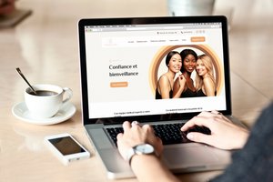 beauty center website design