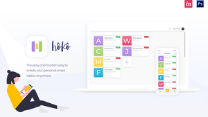 Hoko mobile and web app. UI/UX design