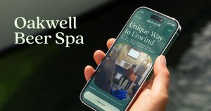 Oakwell Beer Spa — дизайн веб-сайту для сучасного спа-центру
