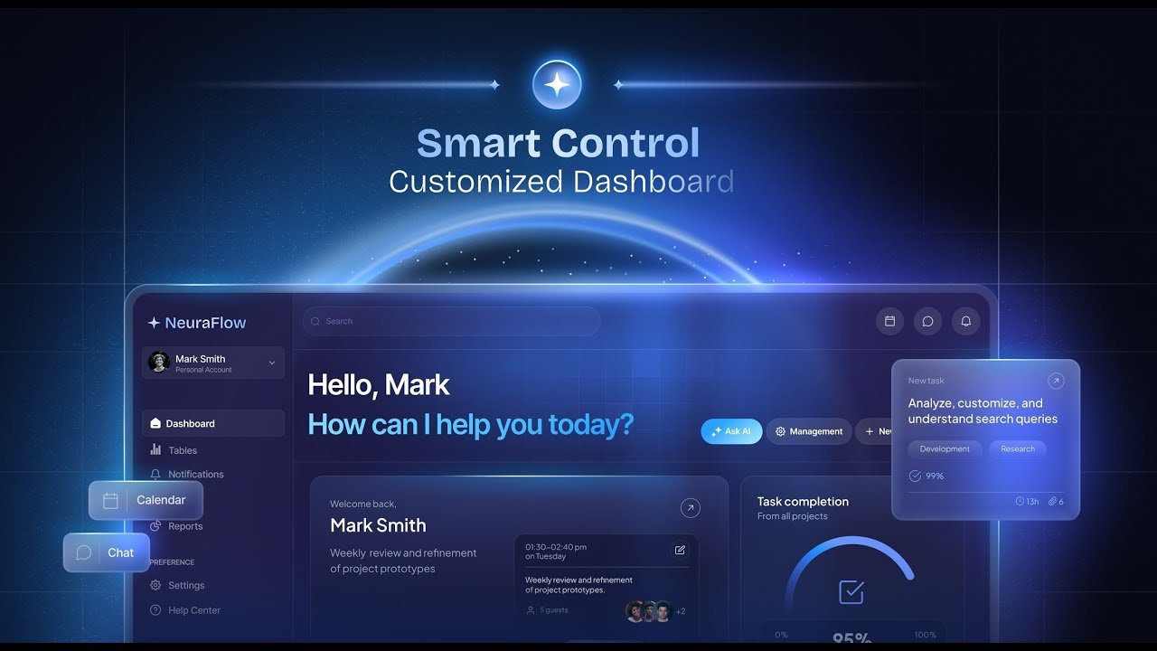 NeuraFlow - SaaS video for AI-powered tech platform
