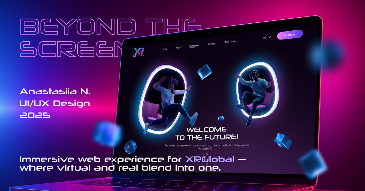 XRGlobal. Landing Page
