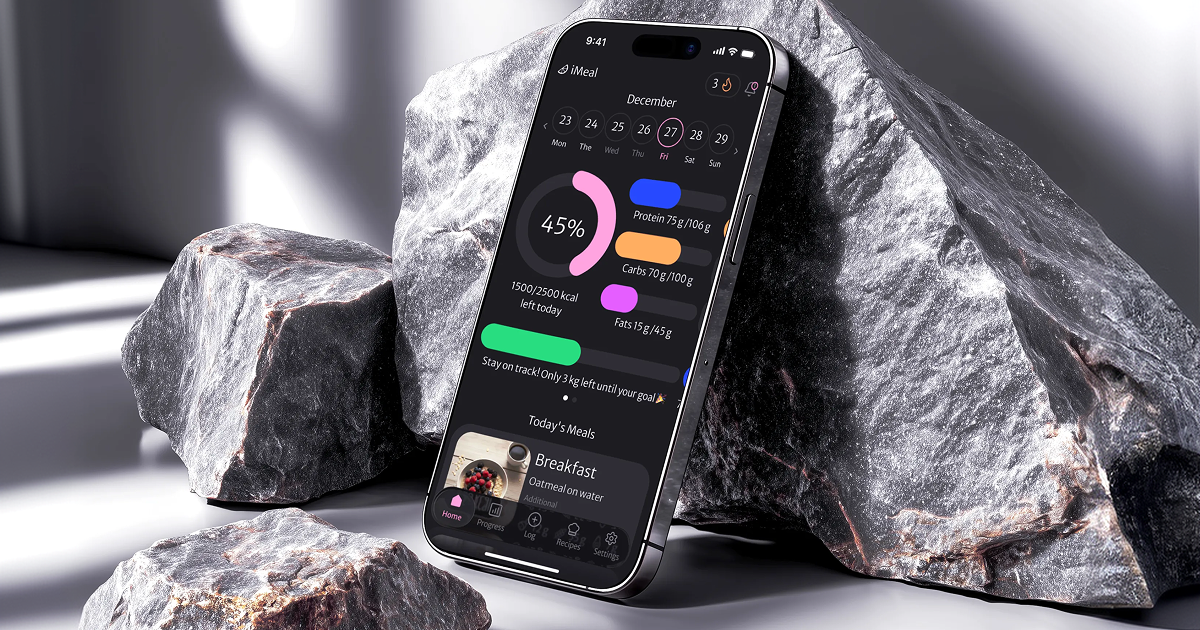 iMeal — Mobile App | Calorie Counter | Food AI Tracker