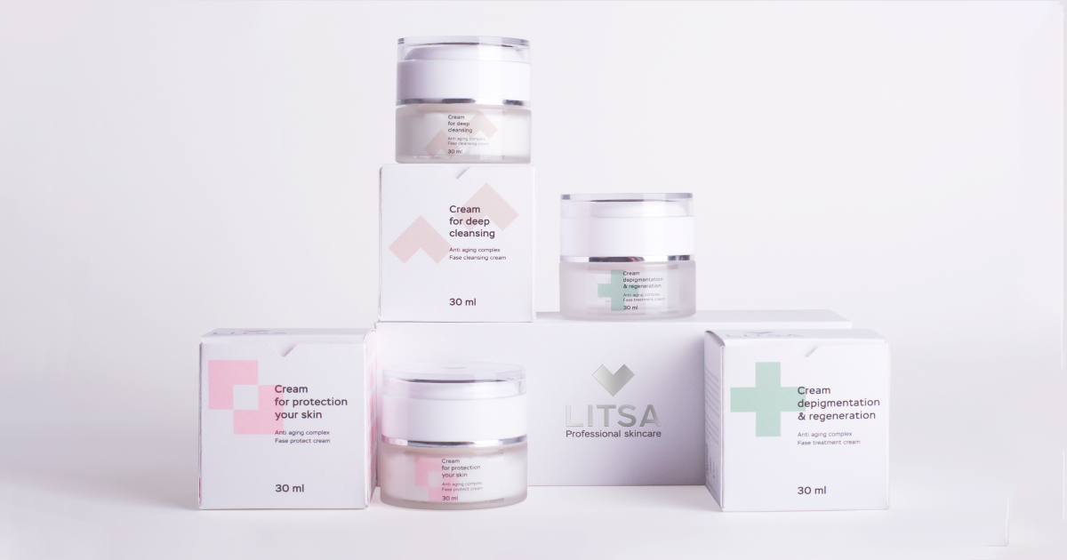 Litsa — Identity for the cosmetology clinic