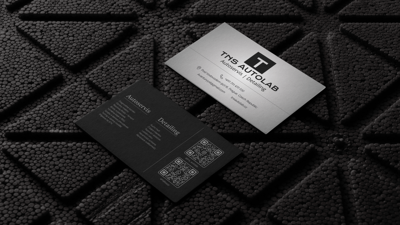 TNS AUTOLAB | Business Card Design for an Auto Detailing Studio