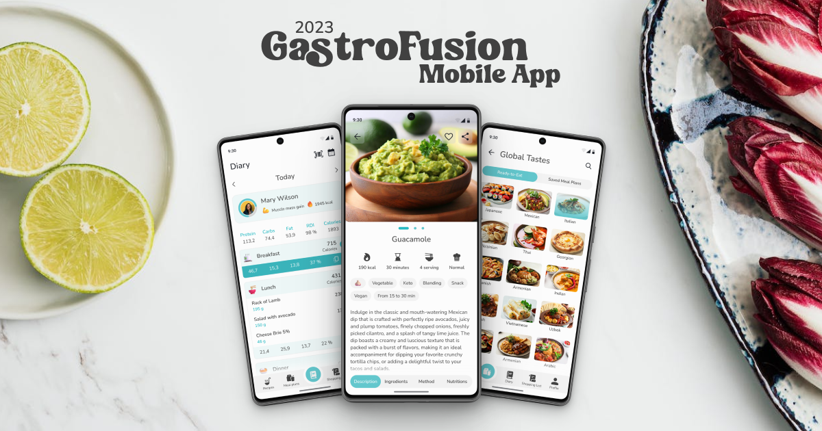 GastroFusion - Mobile App Concept