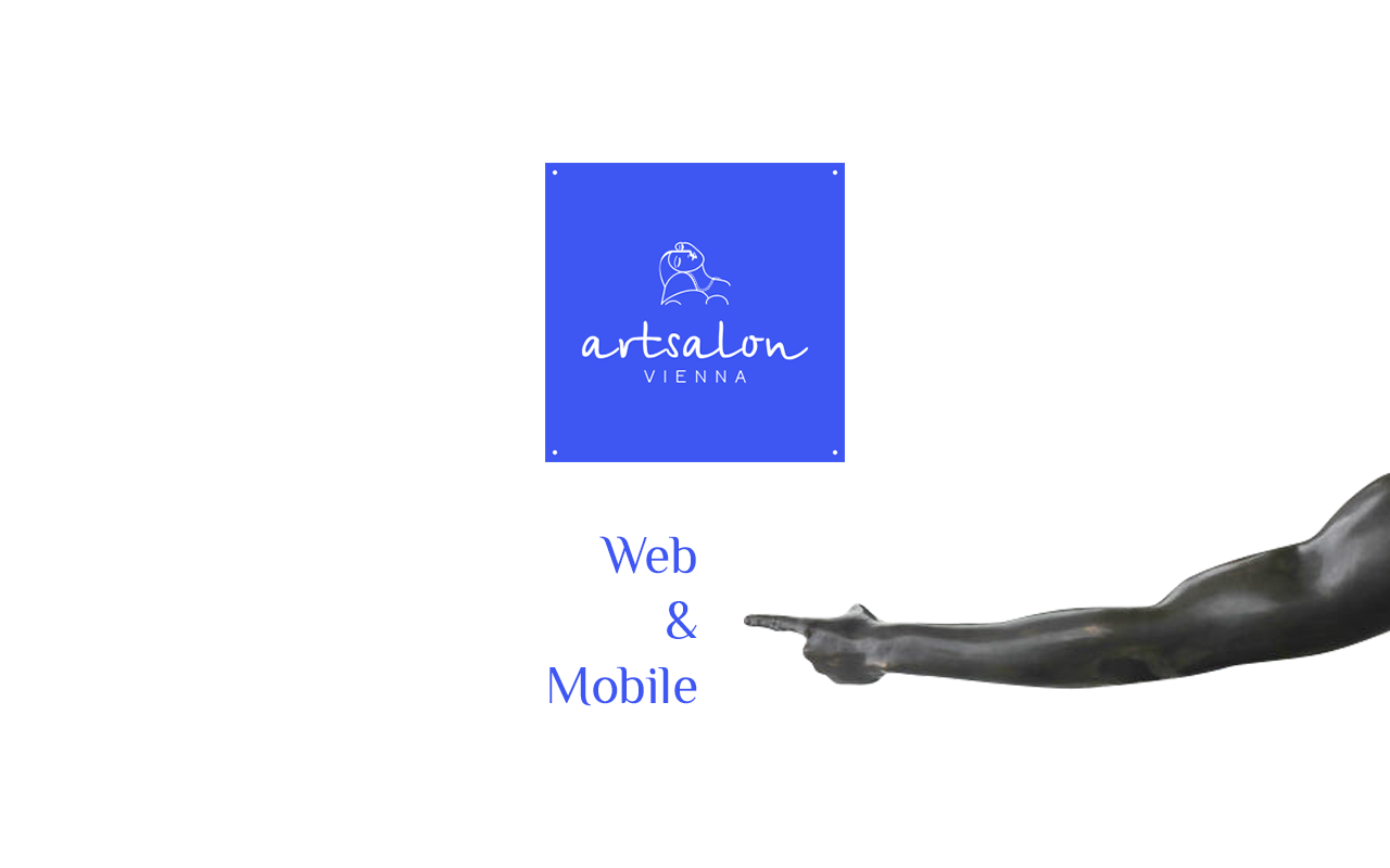 ARTSALON Vienna Concept of web and mobile landing page