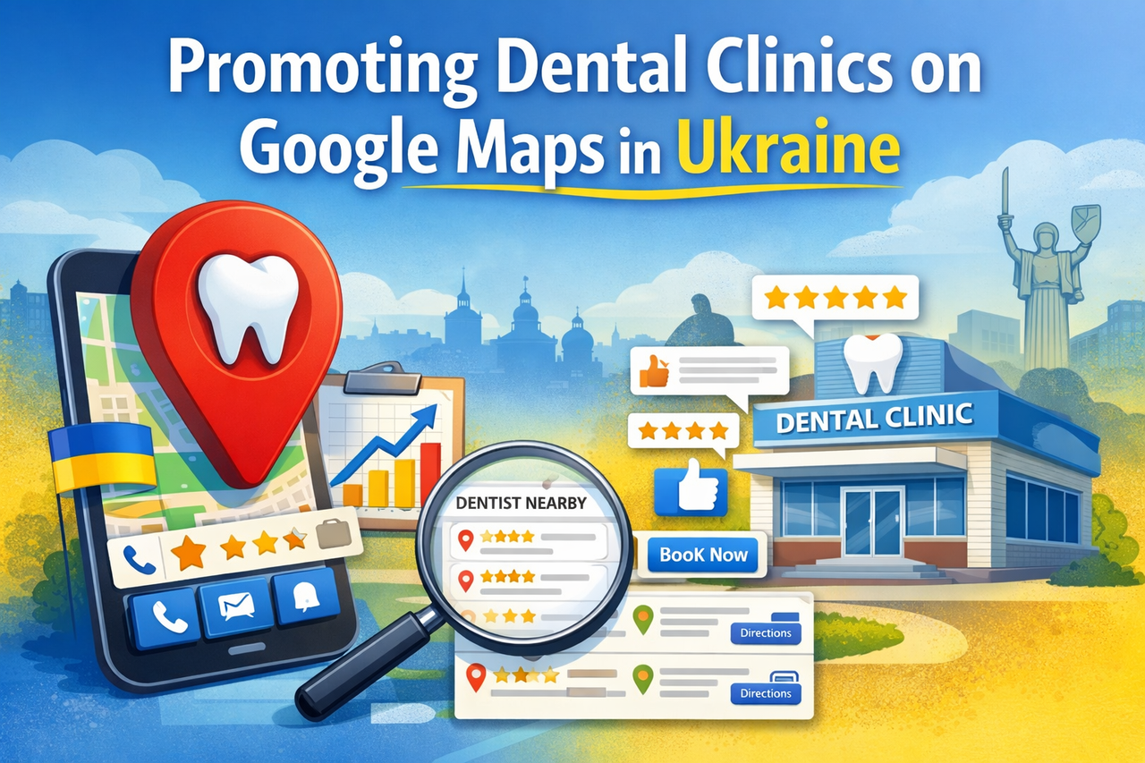 Promoting Dental Clinics on Google Maps in Ukraine