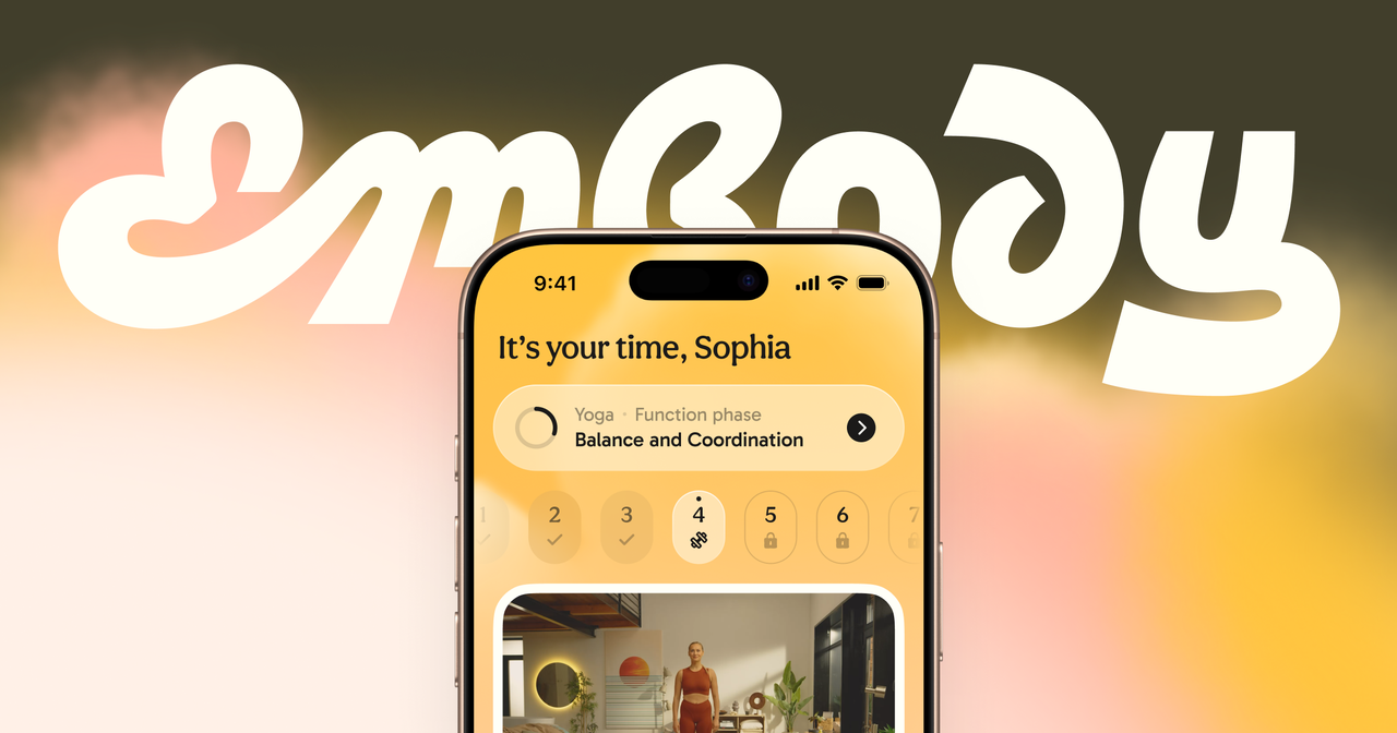 Branding and product design for a health & wellness App – Embody