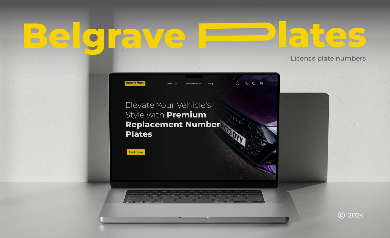 Website for Belgrave Plates 