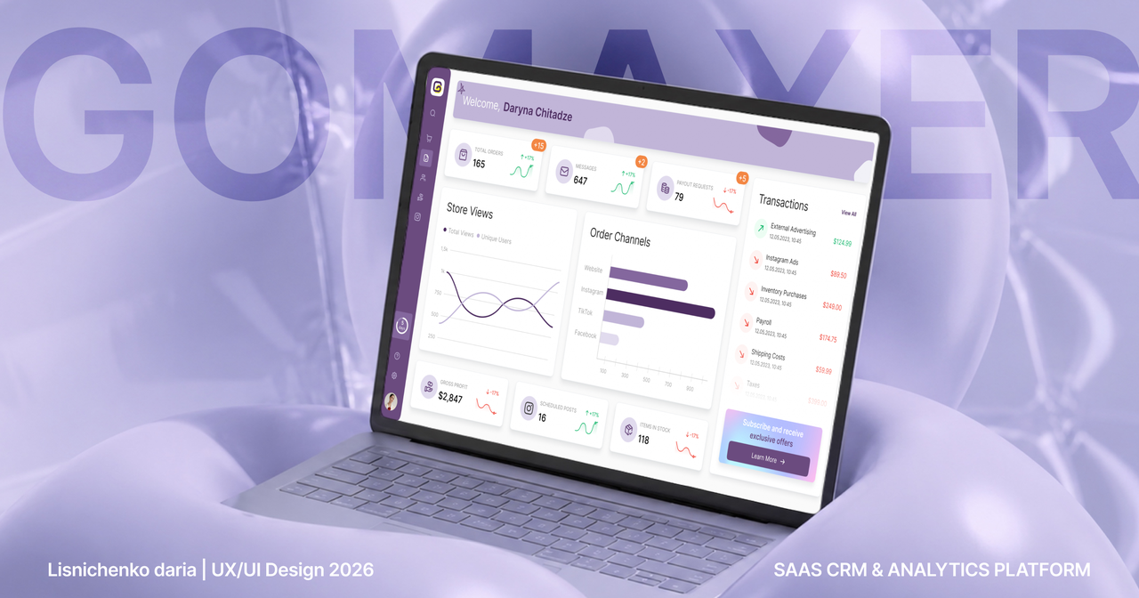 SaaS CRM Platform for Dropshipping