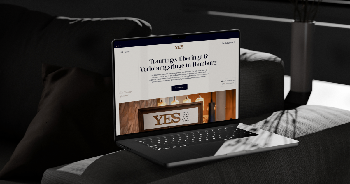 Redesign of the website for engagement and wedding rings