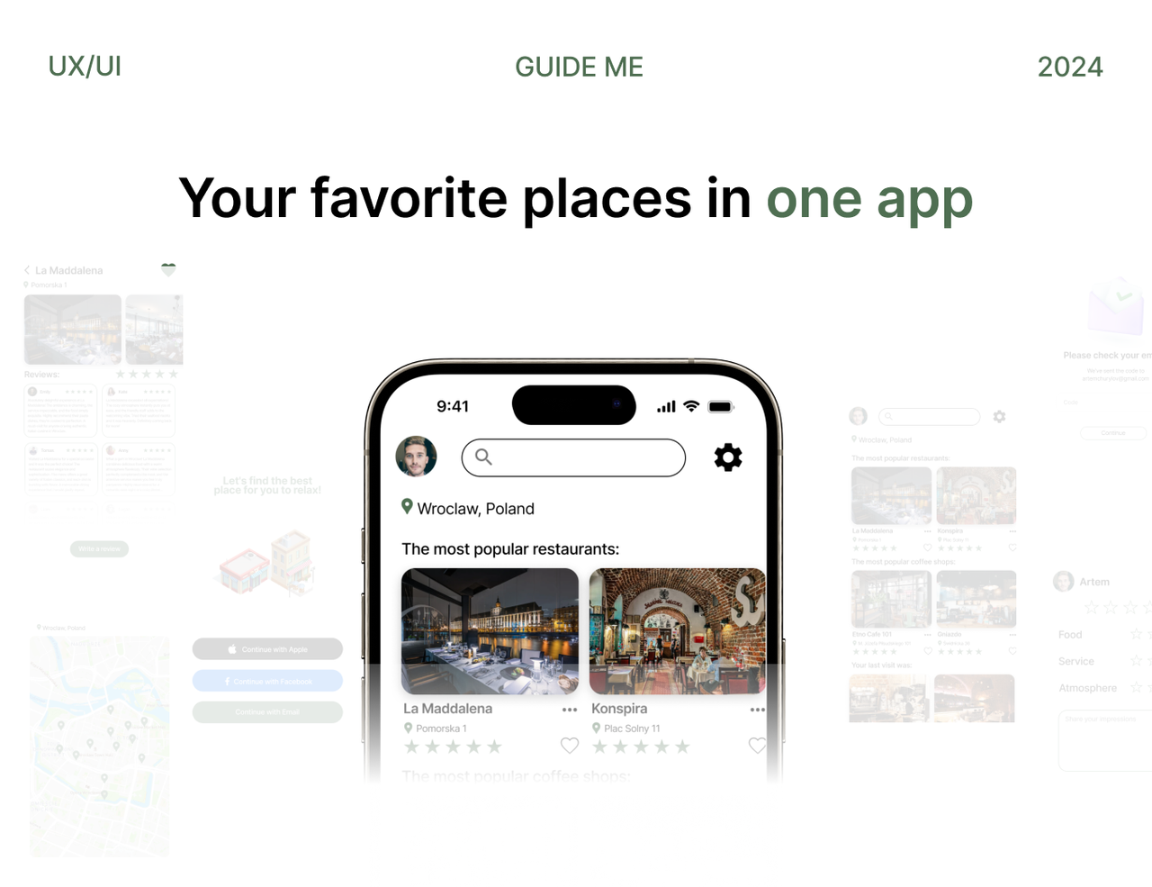 Guide Me App - Case Study UX/UI Design