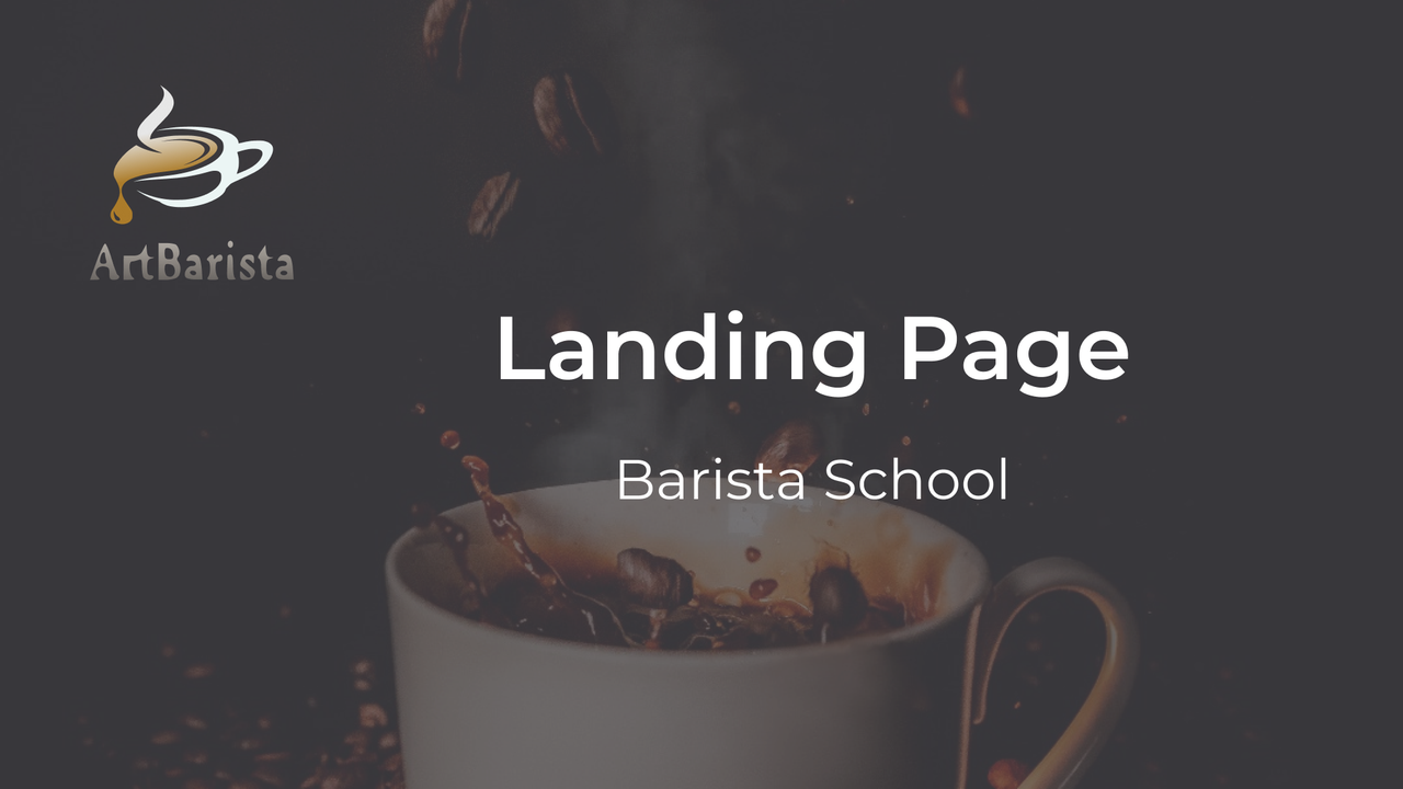 Lending Page "Barista School