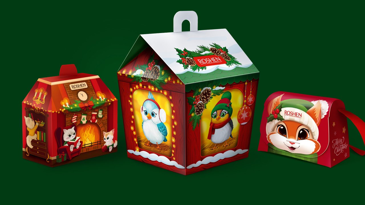 Roshen: A New Design for the Line of Children's Christmas Gifts