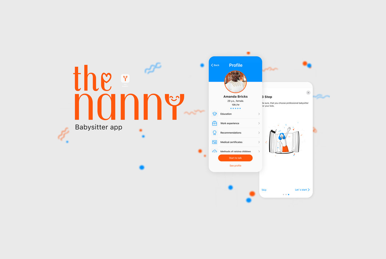 the NANNY - app for finding babysitters