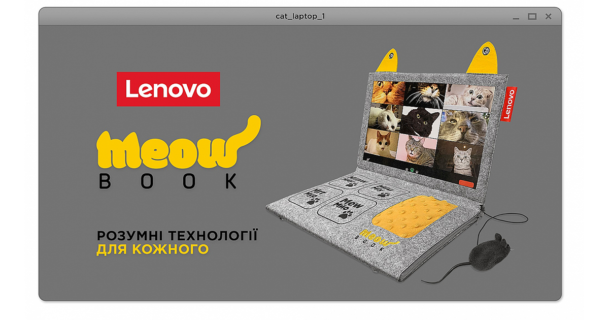 Коты и ноутбуки: как Lenovo помогает отвоевать ноутбуки у питомцев