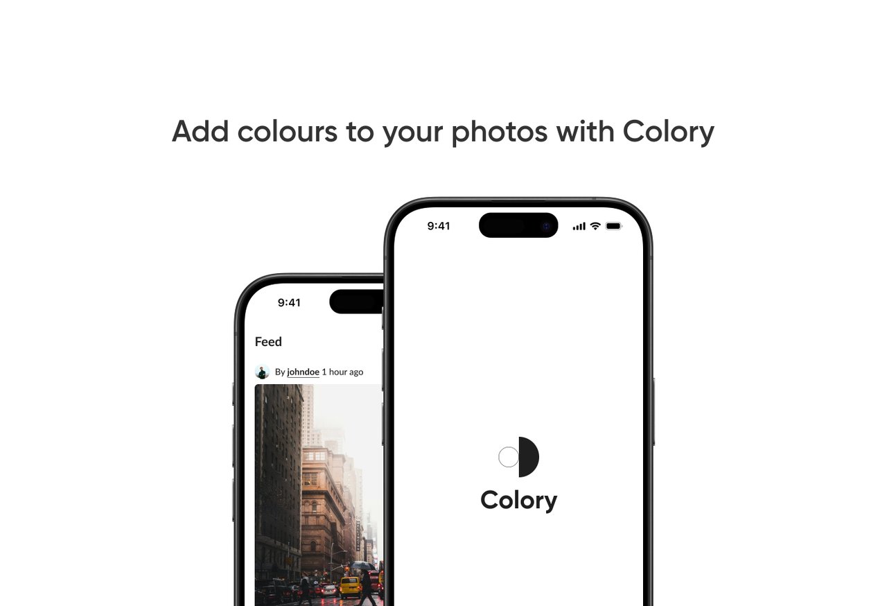 Colory | Photos colourising app