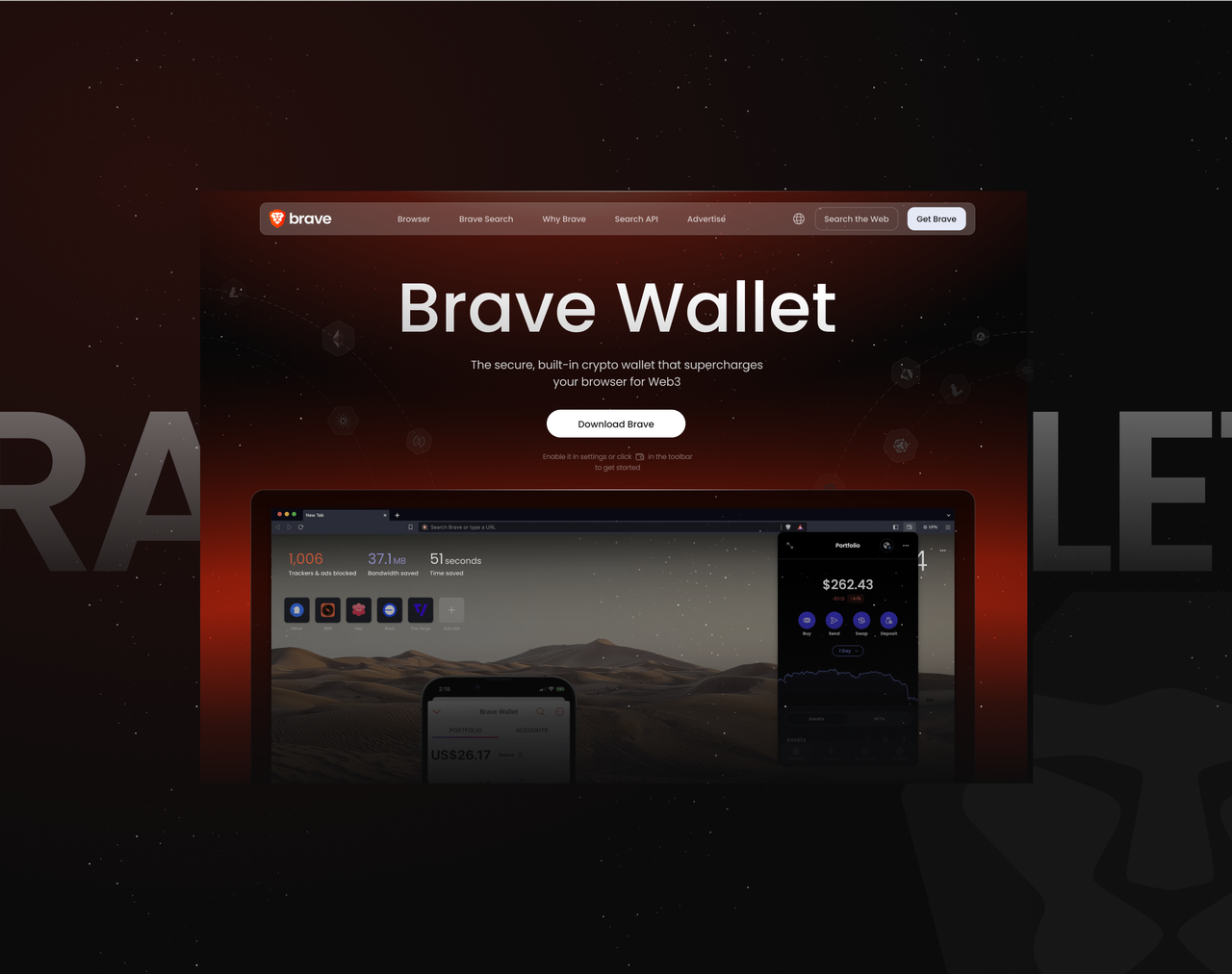 Brave Wallet | Corporate Website Redesign