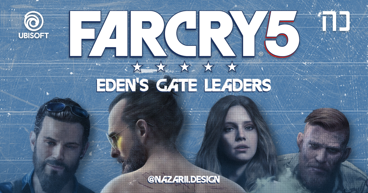 «Far Cry 5» Eden's Gate Leaders Fan-Posters