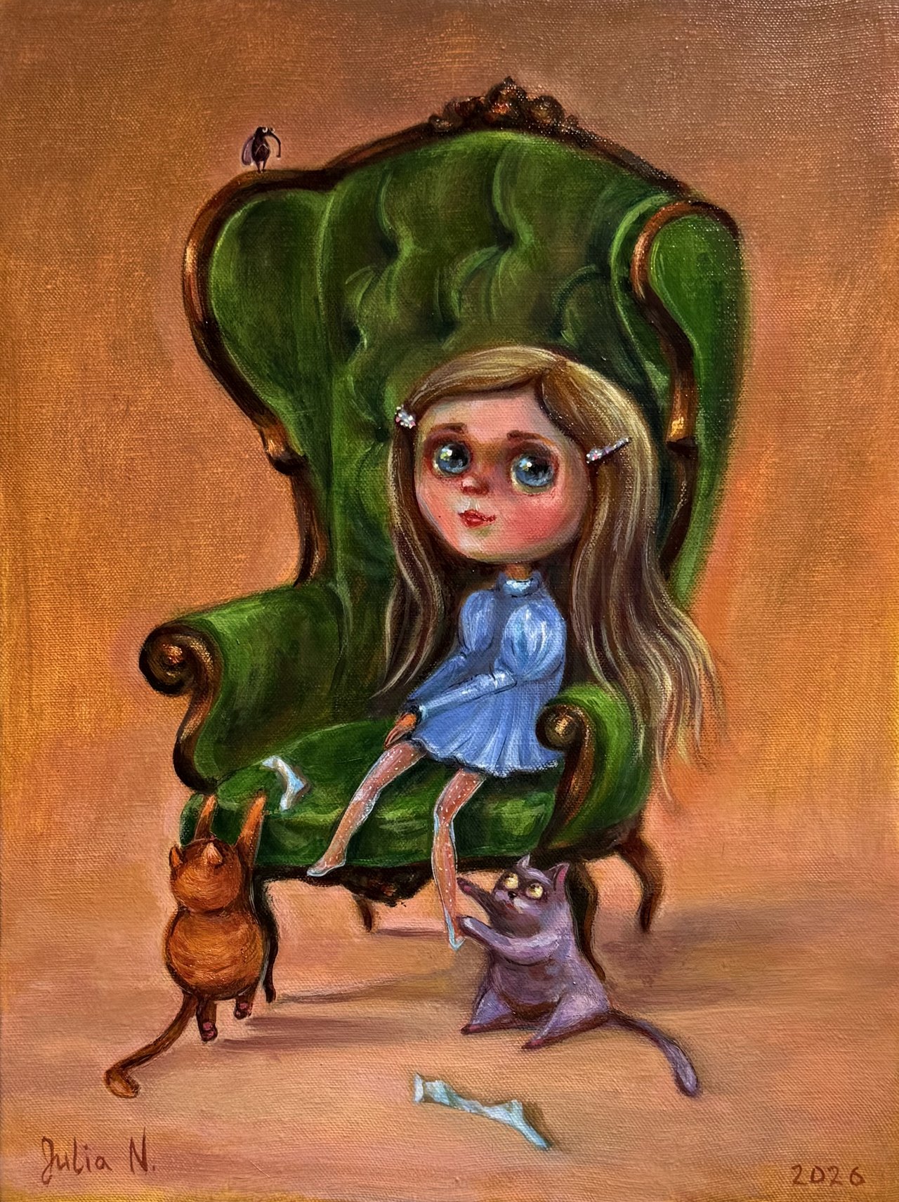 When a Painting Starts Telling Its Own Story: The Secret of Zina’s Green Armchair