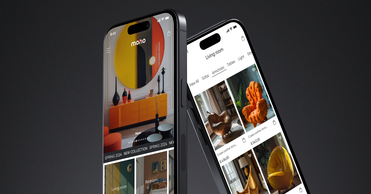 Futniture Store - Mobile App Design