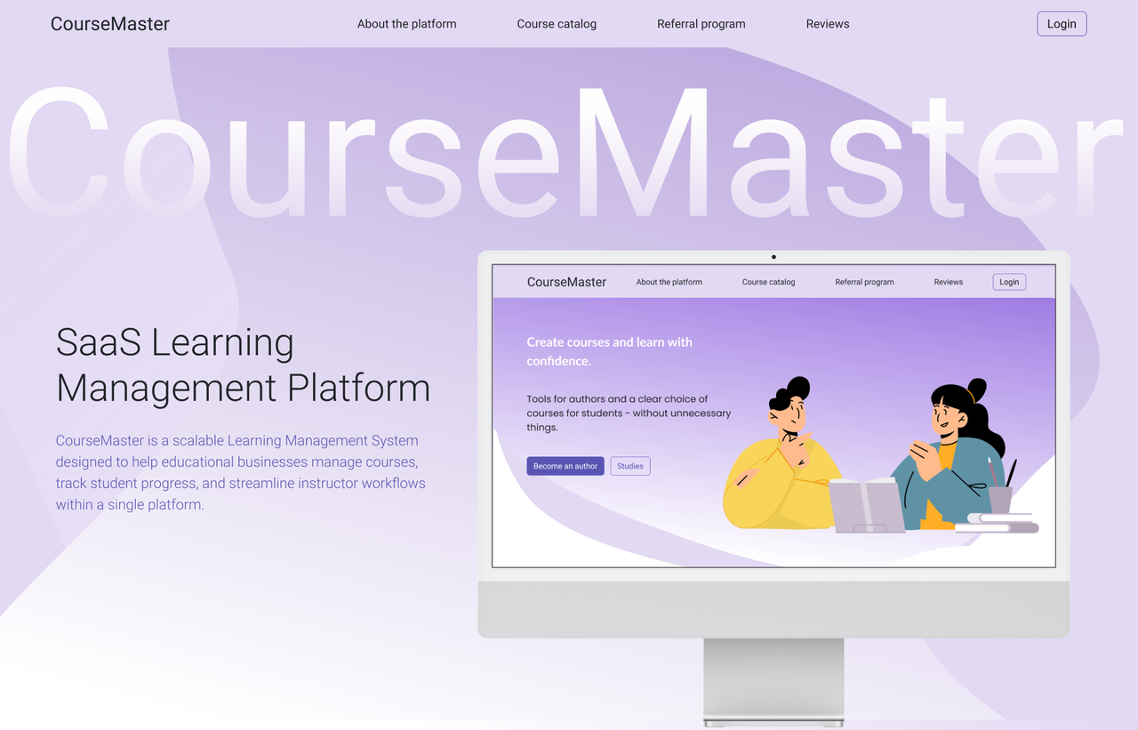 CourseMaster — SaaS Learning management platform