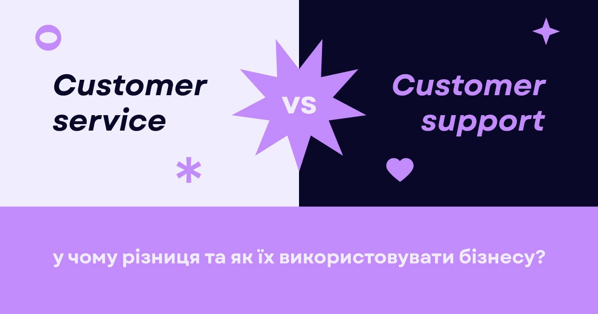 Customer service vs customer support: у чому різниця і як їх використовувати бізнесу?