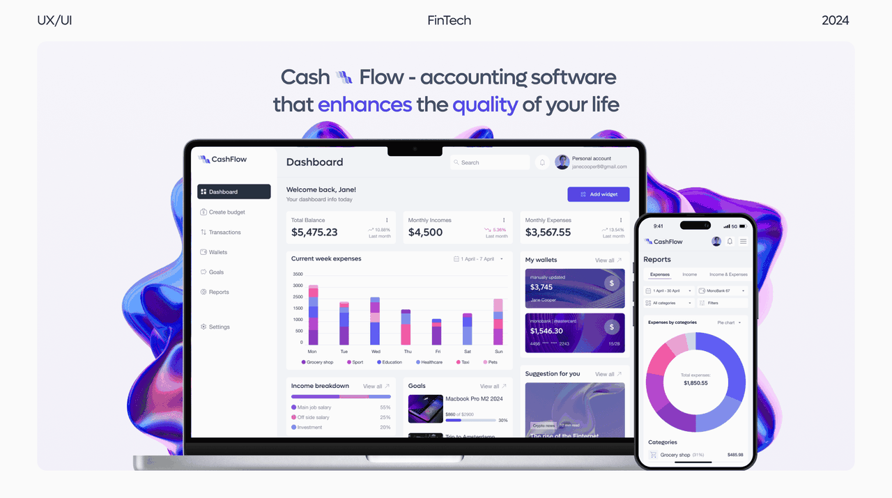 Personal Finance Management | UX/UI | Fintech