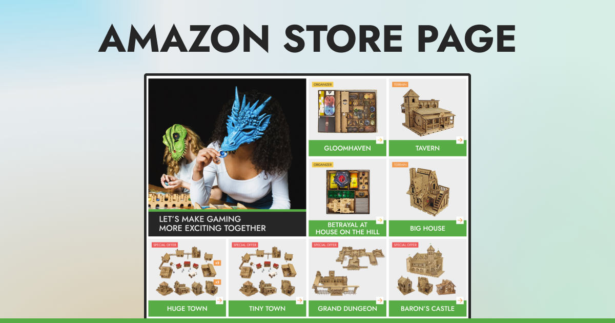 Amazon Storefront Page