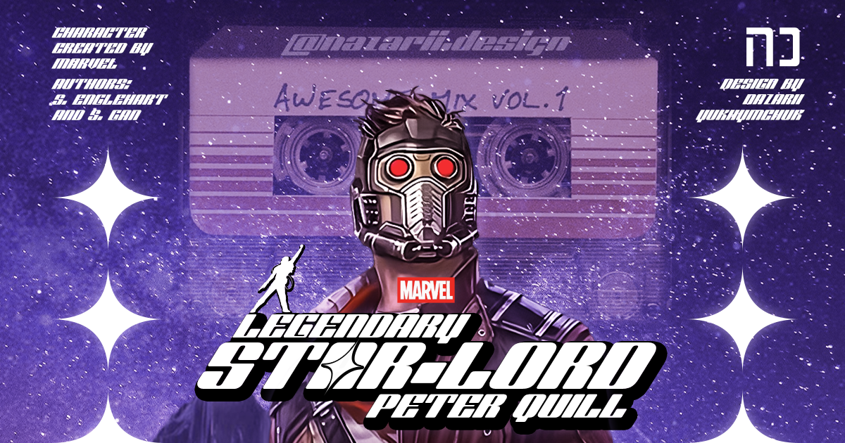 💫Marvel's Legendary Star-Lord Fan-Poster