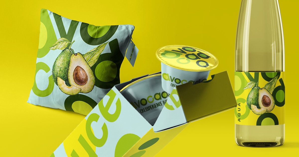 Ярко и динамично: айдентика Avocado от IDEW MEDIA BELARUS