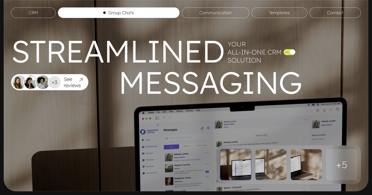 CRM | Communication Tech | UX UI