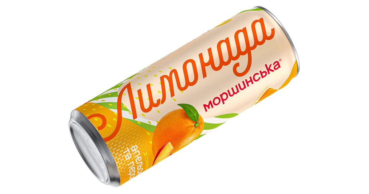Лінійка напоїв "Лимонада" від бренда Моршинська