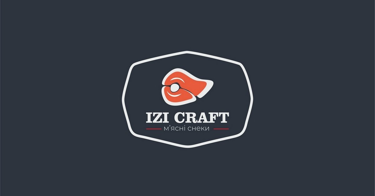 Логобук для локального виробника м'ясних снеків IZI Craft