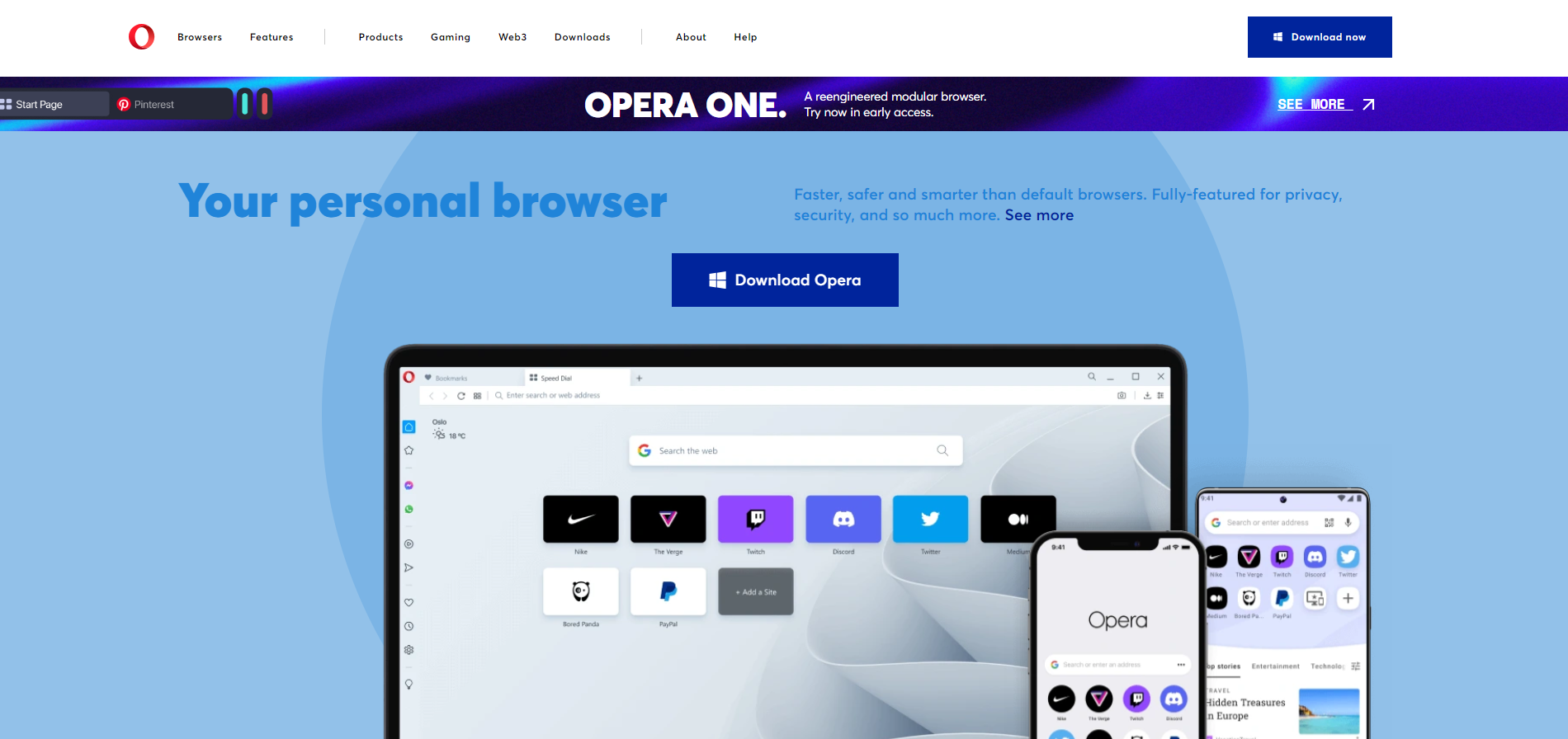 Оновлення Opera пропонують нові можливості для обміну даними та спілкування